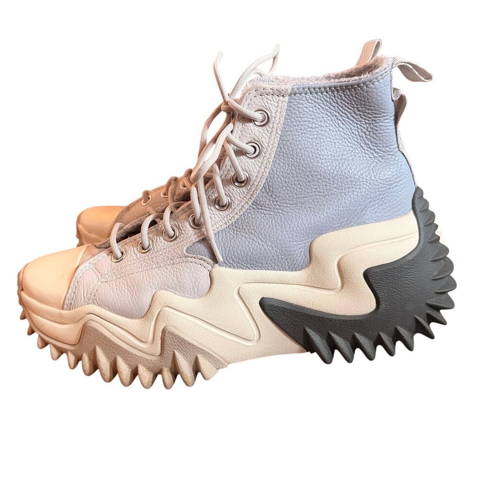 Converse Run Star Motion High "Gravel Stone" Chunky Platform Sneakers W10 / M8.5 - Picture 3 of 10